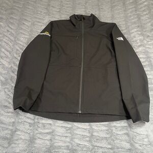 The North Face Womens Apex Bionic Softshell Jacket Black Large Cradlepoint Logo